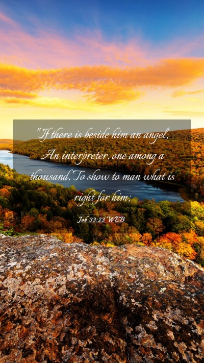 Picture 03 - Job 33:23 WEB Mobile Phone Wallpaper - 