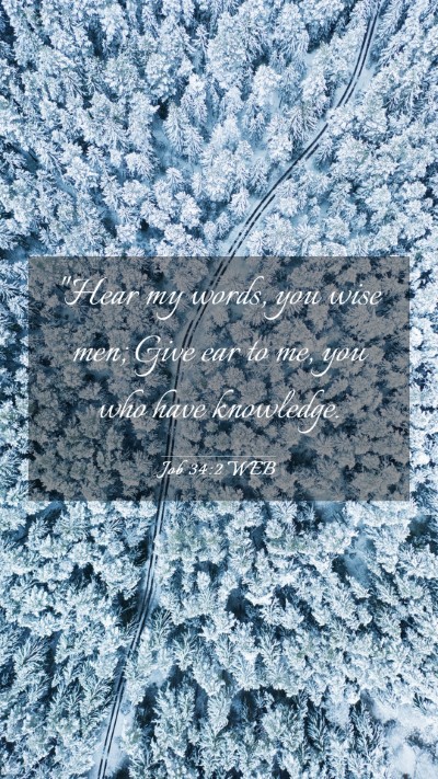 Picture 03 - Job 34:2 WEB Mobile Phone Wallpaper - 