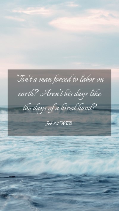 Picture 03 - Job 7:1 WEB Mobile Phone Wallpaper -