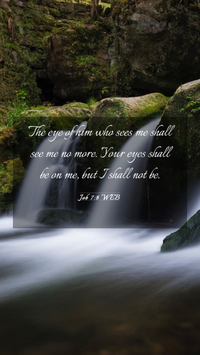 Picture 03 - Job 7:8 WEB Mobile Phone Wallpaper - The eye of him who sees me shall see me no more. - Mobile Bible Verse Wallpaper