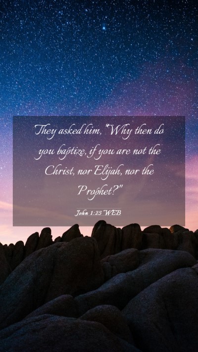 Picture 03 - John 1:25 WEB Mobile Phone Wallpaper - They asked him, 