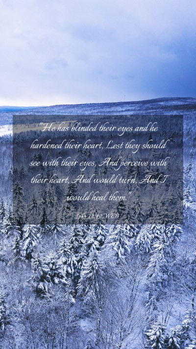 Picture 03 - John 12:40 WEB Mobile Phone Wallpaper - 