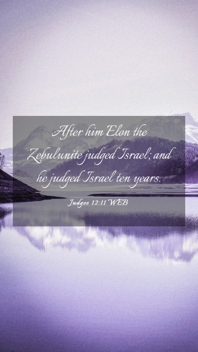 Picture 03 - Judges 12:11 WEB Mobile Phone Wallpaper - After him Elon the Zebulunite judged Israel; and - Mobile Bible Verse Wallpaper