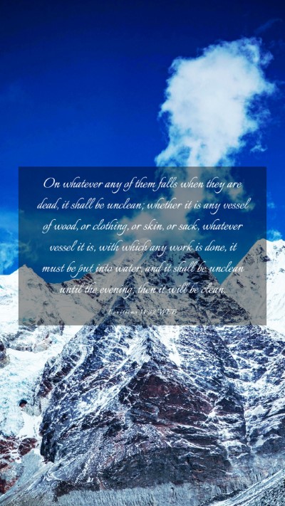Picture 03 - Leviticus 11:32 WEB Mobile Phone Wallpaper - On whatever any of them falls when they are dead, - Mobile Bible Verse Wallpaper