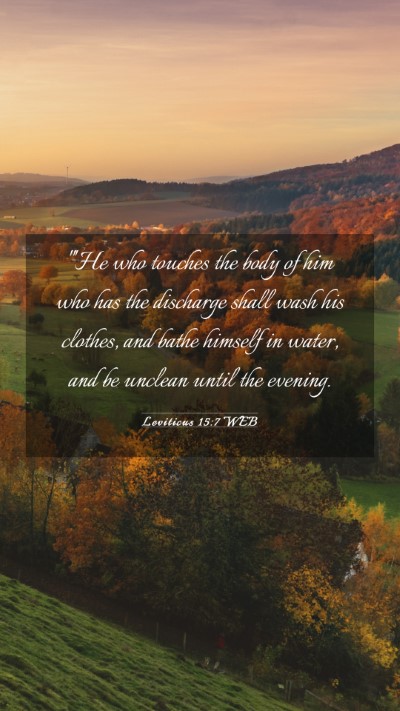 Picture 03 - Leviticus 15:7 WEB Mobile Phone Wallpaper - 