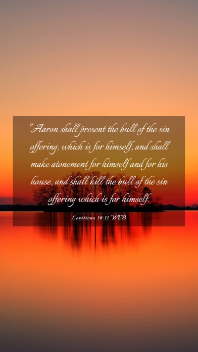 Picture 03 - Leviticus 16:11 WEB Mobile Phone Wallpaper - 