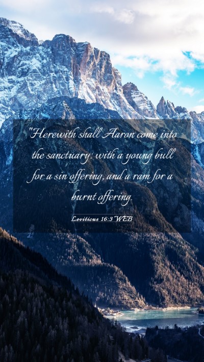 Picture 03 - Leviticus 16:3 WEB Mobile Phone Wallpaper - 