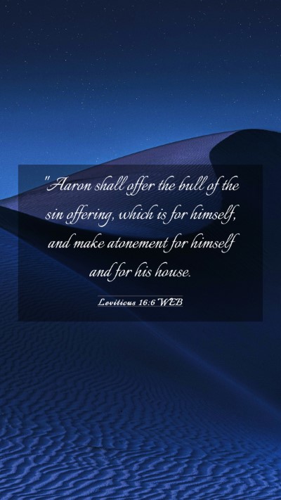 Picture 03 - Leviticus 16:6 WEB Mobile Phone Wallpaper - 