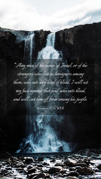 Picture 03 - Leviticus 17:10 WEB Mobile Phone Wallpaper - 