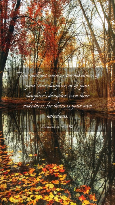 Picture 03 - Leviticus 18:10 WEB Mobile Phone Wallpaper - 