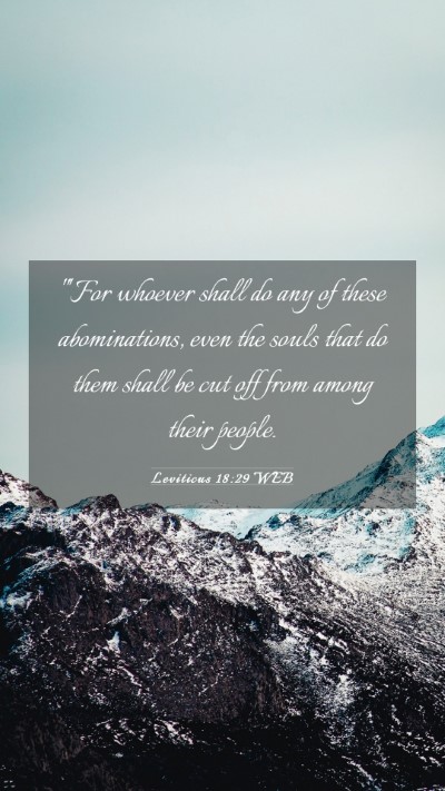 Picture 03 - Leviticus 18:29 WEB Mobile Phone Wallpaper - 