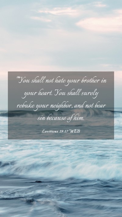 Picture 03 - Leviticus 19:17 WEB Mobile Phone Wallpaper - 