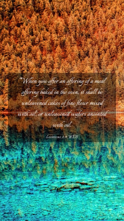 Picture 03 - Leviticus 2:4 WEB Mobile Phone Wallpaper - 