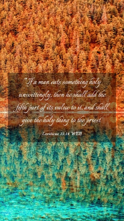 Picture 03 - Leviticus 22:14 WEB Mobile Phone Wallpaper - 