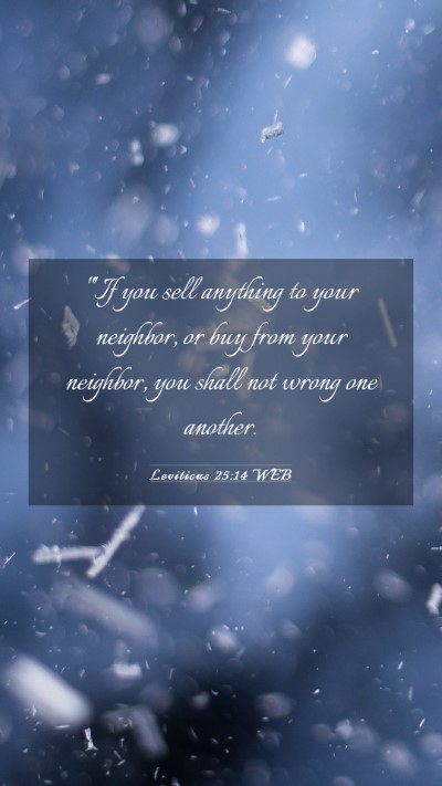 Picture 03 - Leviticus 25:14 WEB Mobile Phone Wallpaper - 