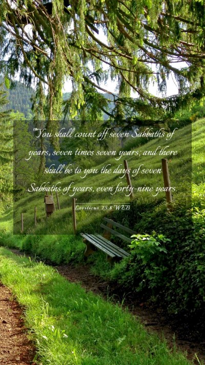 Picture 03 - Leviticus 25:8 WEB Mobile Phone Wallpaper - 