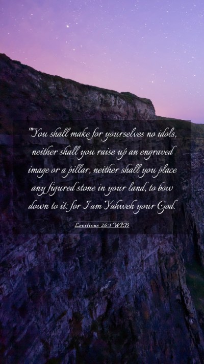 Picture 03 - Leviticus 26:1 WEB Mobile Phone Wallpaper - 