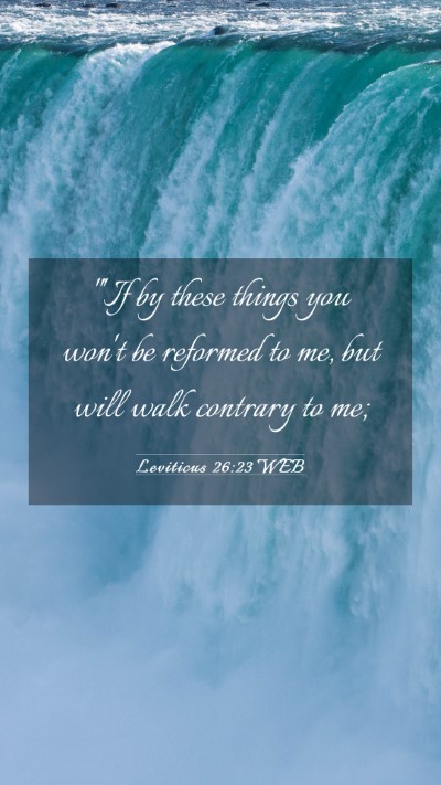 Picture 03 - Leviticus 26:23 WEB Mobile Phone Wallpaper - 