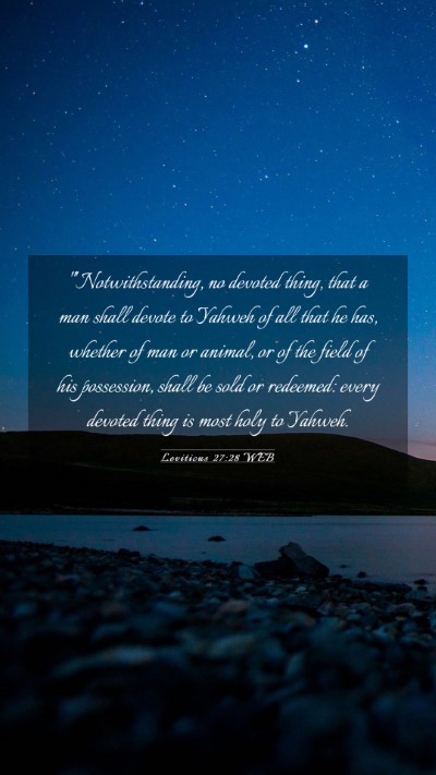 Picture 03 - Leviticus 27:28 WEB Mobile Phone Wallpaper - 