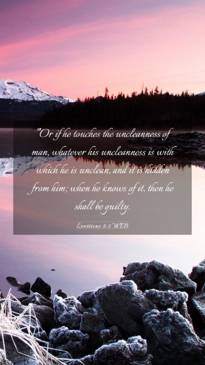 Picture 03 - Leviticus 5:3 WEB Mobile Phone Wallpaper - 
