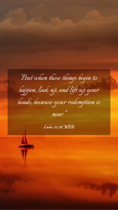 Picture 03 - Luke 21:28 WEB Mobile Phone Wallpaper - But when these things begin to happen, look up, - Mobile Bible Verse Wallpaper