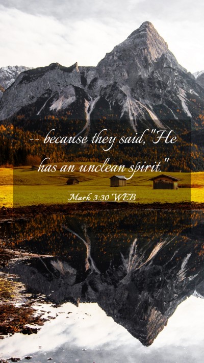 Picture 03 - Mark 3:30 WEB Mobile Phone Wallpaper - -- because they said, 