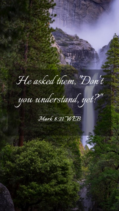 Picture 03 - Mark 8:21 WEB Mobile Phone Wallpaper - He asked them, 