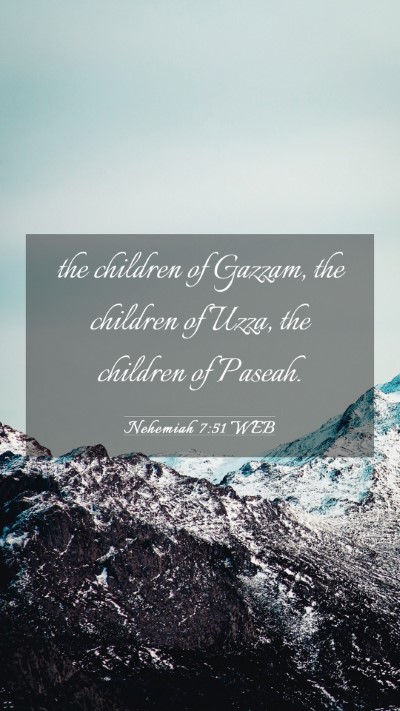 Picture 03 - Nehemiah 7:51 WEB Mobile Phone Wallpaper - the children of Gazzam, the children of Uzza, the - Mobile Bible Verse Wallpaper