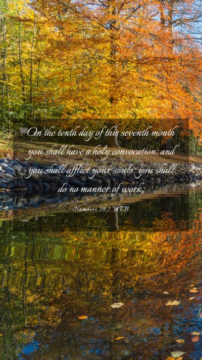 Picture 03 - Numbers 29:7 WEB Mobile Phone Wallpaper - On the tenth day of this seventh month you shall - Mobile Bible Verse Wallpaper