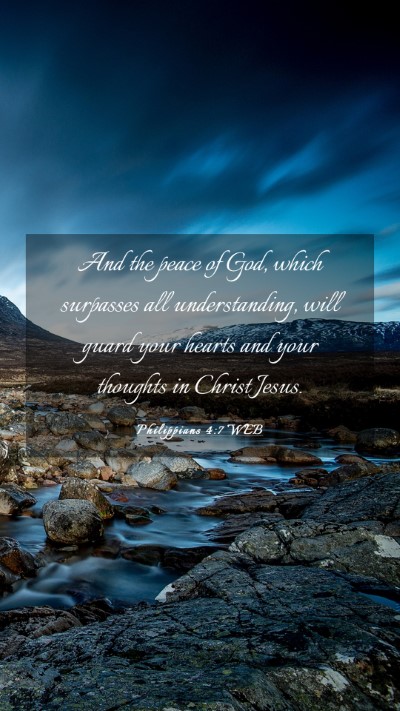 Picture 03 - Philippians 4:7 WEB Mobile Phone Wallpaper - And the peace of God, which surpasses all - Mobile Bible Verse Wallpaper