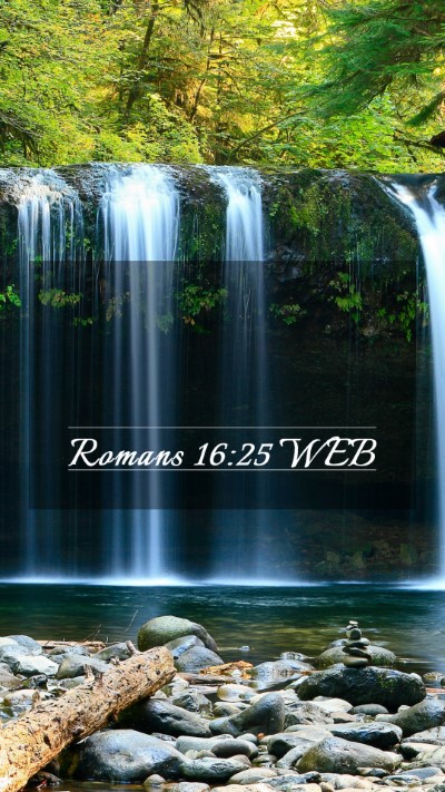Picture 03 - Romans 16:25 WEB Mobile Phone Wallpaper -  - Mobile Bible Verse Wallpaper