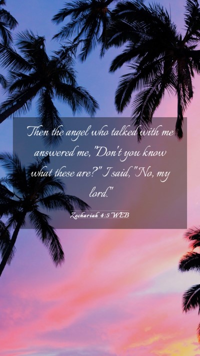 Picture 03 - Zechariah 4:5 WEB Mobile Phone Wallpaper - Then the angel who talked with me answered me, - Mobile Bible Verse Wallpaper