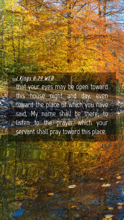 Picture 04 - 1 Kings 8:29 WEB Mobile Phone Wallpaper - that your eyes may be open toward this house - Mobile Bible Verse Wallpaper