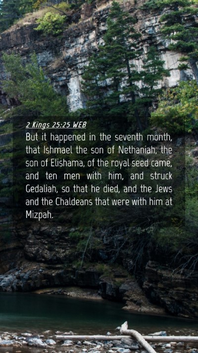 Picture 04 - 2 Kings 25:25 WEB Mobile Phone Wallpaper - But it happened in the seventh month, that - Mobile Bible Verse Wallpaper
