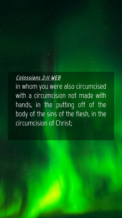 Picture 04 - Colossians 2:11 WEB Mobile Phone Wallpaper - in whom you were also circumcised with a - Mobile Bible Verse Wallpaper