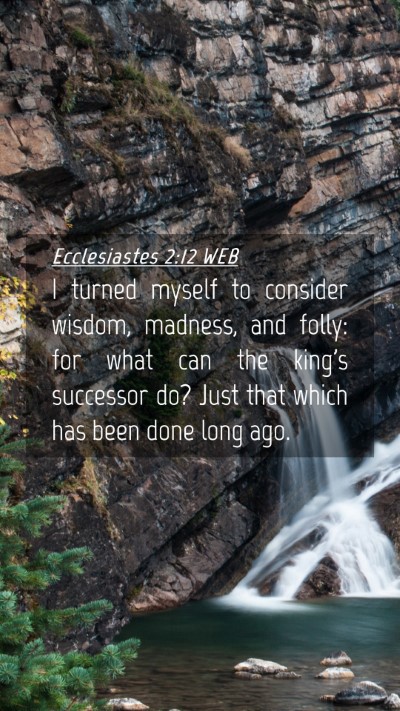 Picture 04 - Ecclesiastes 2:12 WEB Mobile Phone Wallpaper - I turned myself to consider wisdom, madness, and - Mobile Bible Verse Wallpaper