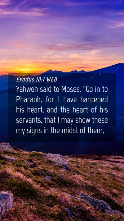 Picture 04 - Exodus 10:1 WEB Mobile Phone Wallpaper - Yahweh said to Moses, 