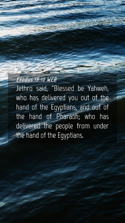 Picture 04 - Exodus 18:10 WEB Mobile Phone Wallpaper - Jethro said, 