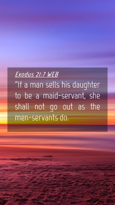 Picture 04 - Exodus 21:7 WEB Mobile Phone Wallpaper - 