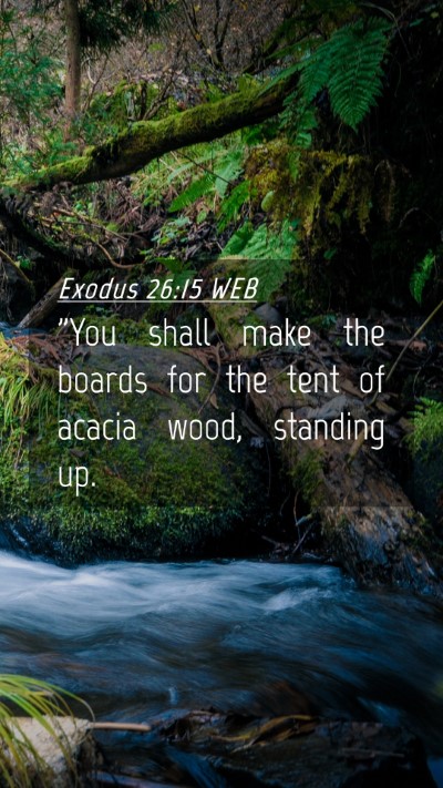 Picture 04 - Exodus 26:15 WEB Mobile Phone Wallpaper - 