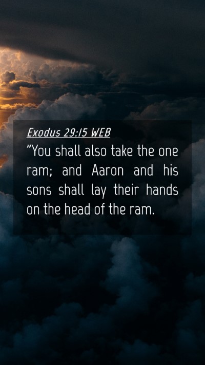 Picture 04 - Exodus 29:15 WEB Mobile Phone Wallpaper - 