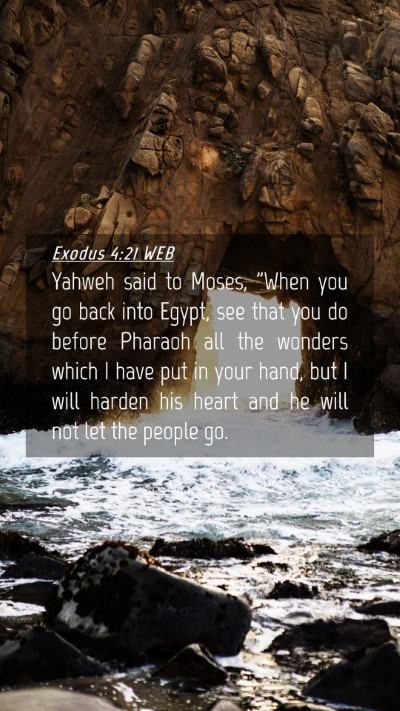 Picture 04 - Exodus 4:21 WEB Mobile Phone Wallpaper - Yahweh said to Moses, 