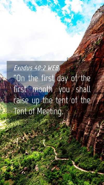 Picture 04 - Exodus 40:2 WEB Mobile Phone Wallpaper - 