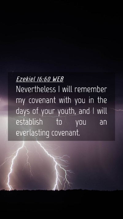 Picture 04 - Ezekiel 16:60 WEB Mobile Phone Wallpaper - Nevertheless I will remember my covenant with you - Mobile Bible Verse Wallpaper