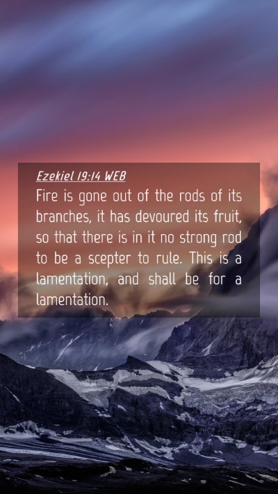 Picture 04 - Ezekiel 19:14 WEB Mobile Phone Wallpaper - Fire is gone out of the rods of its branches, it - Mobile Bible Verse Wallpaper