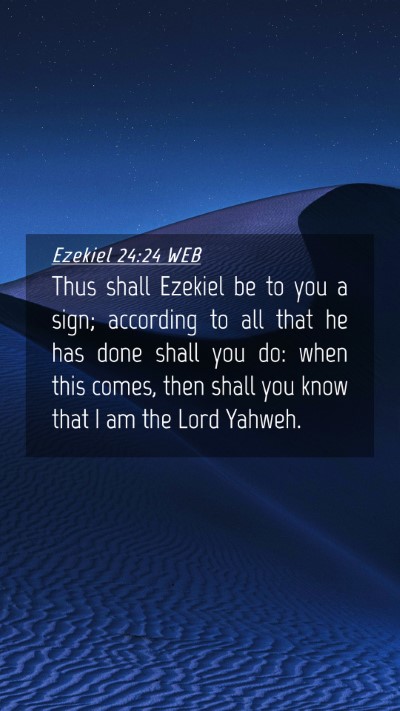 Picture 04 - Ezekiel 24:24 WEB Mobile Phone Wallpaper - Thus shall Ezekiel be to you a sign; according to - Mobile Bible Verse Wallpaper