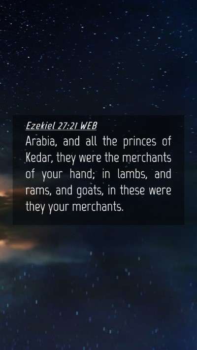 Picture 04 - Ezekiel 27:21 WEB Mobile Phone Wallpaper - Arabia, and all the princes of Kedar, they were - Mobile Bible Verse Wallpaper