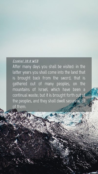 Picture 04 - Ezekiel 38:8 WEB Mobile Phone Wallpaper - After many days you shall be visited: in the - Mobile Bible Verse Wallpaper
