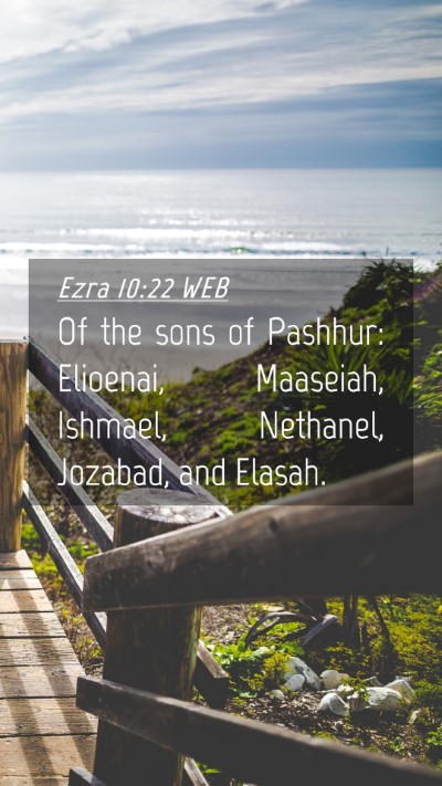 Picture 04 - Ezra 10:22 WEB Mobile Phone Wallpaper - Of the sons of Pashhur: Elioenai, Maaseiah, - Mobile Bible Verse Wallpaper