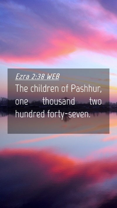Picture 04 - Ezra 2:38 WEB Mobile Phone Wallpaper - The children of Pashhur, one thousand two hundred - Mobile Bible Verse Wallpaper